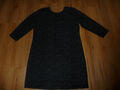 H&M SweatKleid schwarz/Musteroptik Gr.XL