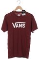 VANS T-Shirt Herren Oberteil Shirt Sportshirt Gr. M Baumwolle Bordeaux #l6b06nk