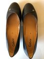 Schuhe, Damen, Pumps, Keilabsatz, Gabor, Gr. 7, Gr. 40,5, schwarz, NEU