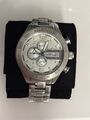 Original Fossil Herren Uhr XL Chronograph Silber CH-2566