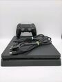 Sony PlayStation 4 Slim 500 GB Spielekonsole - Jet Black Controller