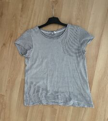 T-shirt H&M gestreift gr. S schwarz weiß basic