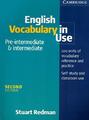 English Vocabulary in Use Pre-intermediate and Inter by Stuart Redman 052101171X