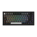 Akko Tastiera Wireless - Wireless Mechanical Keyboard Black & Silver 5075B Plus