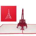 Pop Up Karte "Paris Eiffelturm" 3D Gutschein, Postkarte, Souvenir & Einladung