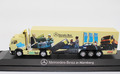 hg4594, Alter Herpa Exclusiv MB SZ Sattelzug Nürnberg Debitel PC OVP 1:87 / H0