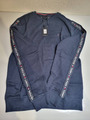 Tommy Hilfiger Track Top Sweatshirt mit Logo-Streifen navy M