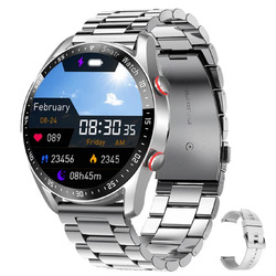 Bluetooth Luxus Smartwatch Herren watch Fitness Herzfrequenz Pulsuhr Blutdruck✅