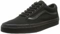 Vans Old Skool schwarz Canvas Leder Unisex Turnschuhe Schuhe