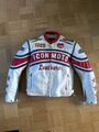 ICON MOTO Motorrad Jacke Lederjacke XL Vintage wie Held Dainese Alpinestars