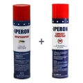 5 x 400 ml Flohspray + 5 x 400 ml Wespenspray im SET IPERON® + Zeckenhaken