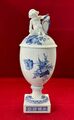 Royal Copenhagen Blaue Blume große Vase/Urne mit Deckel Nr. 1754 Höhe 28,5 cm