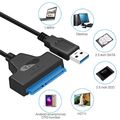 Adapter Kabel mit UASP Support USB 3.0 zu SATA für 2.5 Zoll HDD Festplatten