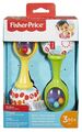  BLT33 - Fisher-Price Babys Rumba-Rasseln mit Stoffenden neu OVP