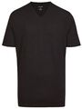 Olymp Herren T-Shirt Doppelpack V-Ausschnitt schwarz 0701 12 68