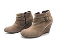 Tamaris Damen Stiefel Stiefeletten Ankle Boots Komfortschuh Braun Gr. 41 (UK7.5)