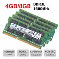 4 GB 8 GB 16 GB DDR3L-1600 MHz PC3L-12800S SO-DIMM Laptop Speicher 204Pin 1,35V