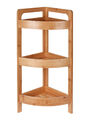 Bambus Badezimmer Regal - 61 cm - Eckregal Holz Standregal Bad Regal Holzregal