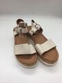 Tamaris Damen Sandalen NA NA Beige 37