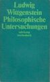 Philosophische Untersuchungen. Wittgenstein, Ludwig: