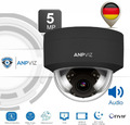 ANPVIZ IP Kamera BLACK 5MP Dome Überwachungskamera Sicherheitskamera Mikrofon