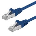 CAT5e Kabel F/UTP 1/ 10 Stück Patchkabel DSL LAN Netzwerkkabel blau 0,25m - 20 m