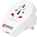 Country Adapter World to USA mit USB von SKROSS