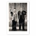 Stan Laurel and Oliver Hardy / Dick und Doof - Autogrammfotokarte [AK1] 