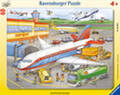 Ravensburger Kinderpuzzle - 06700 Kleiner Flugplatz - Rahmenpuzzle für Kinder a