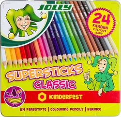 JOLLY Buntstifte Supersticks Kinderfest   24 Stifte & Superstick Neo (US IMPORT)Ein weiterer großartiger Artikel von Rarewaves USA