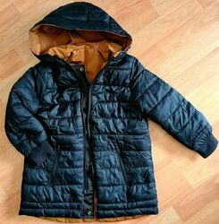 Jungen Wende Jacke mit Kapuze-ZARA Kids Frühling Übergang Gr. 110 Braun/SchwarzTop Zustand ! Hohe Qualität