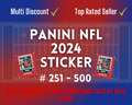 Panini NFL American Football 2024 Sticker - zum Aussuchen #251 - #500 (2/3)