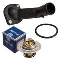 Thermostat + Kühlmittelflansch für 1.6 1.8 2.0 AUDI A3 TT VW Golf 4 5 Touran