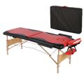 Massageliege Massagebank Massagetisch 2 Zonen klappbar Therapieliege Alu mobile