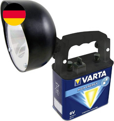 Varta 4 Watt LED Work Light (Inkl. High Energy 6 Volt Batterie Arbeitsleuchte Ta