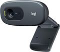 Logitech C270 Webcam HD 720p 60° Sichtfeld Belichtungskorrektur USB-Anschluss