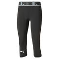 PUMA BBall Compression 3/4 Basketball Hose Herren Sport 605079 Schwarz Gr. XXL