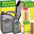 MANN INSPEKTIONSPAKET+ORIGINAL 5W-30 ÖL passend für MERCEDES W/S204 C180 C200 K