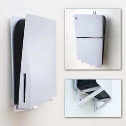 Playstation 5/PS5 Disk, Digital, Slim Disk und Digital Wandhalterung Wall MountMade in Germany