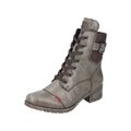 STIEFELETTE**GR:39**SYNTHETIK**GRÜN**WARMFUTTER**RV**SCHNÜRUNG**BLOCK**70345-54*