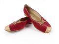 Gabor Damen Schuhe Ballerina Slipper Halbschuhe Echtleder Rot Gr. 39 (17370)