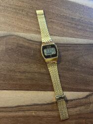 Citizen 4-097025 TA Quartz LCD Armbanduhr Vintage 80’s 33x37mm