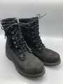 TIMBERLAND Boots Lammfellstiefel Winterstiefel schwarz Gr. 38 Damen