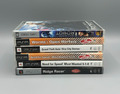 6x PSP Spiele ( Need for Speed, Ridge Racer, GTA, Worms - GUT