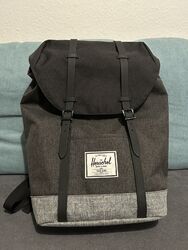 Herschel Retreat Rucksack Black Crosshatch/Black/Raven Crosshatch