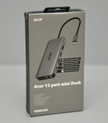 Acer 12-in-1 Mini Dock (USB Type-C zu 2x USB 3.2, 2x HDMI, 1x VGA, 1x DP) Neu