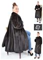 A4287 SAGA MINK NERZMANTEL NERZ ECHT PELZ PELZMANTEL -  RANCH MINK FUR COAT