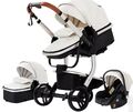 Luxus 3-in-1 Kinderwagen für Neugeborene - Hochwertiger, tragbarer Babywagen