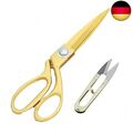 Handi Stitch Schneiderschere Gold Stoffschere mit Fadenschneider - Profi