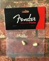 Fender USA Stratocaster Pickup Wahlschalter Spitze in gealtertem Weiß x 2 für Strat